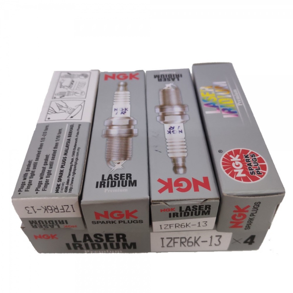 NGK Laser Iridium Premium Spark Plugs IZFR6K-13 for Honda 